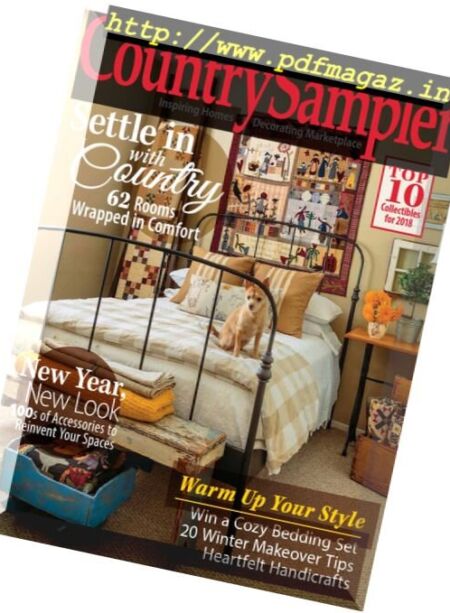 Country Sampler – January 2018 Cover