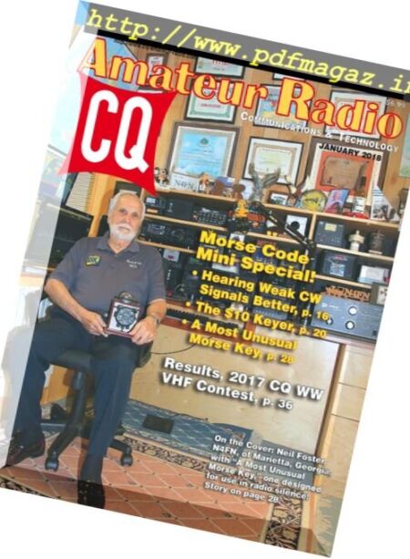 CQ Amateur Radio – January 2018 Cover