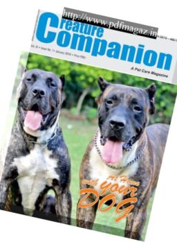 Creature Companions – January 2018