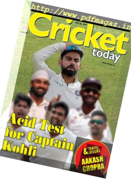 Cricket Today – 12 January 2018 Cover