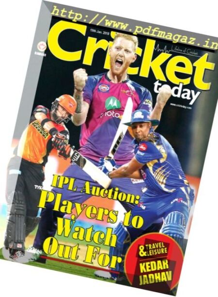 Cricket Today – 19 January 2018 Cover