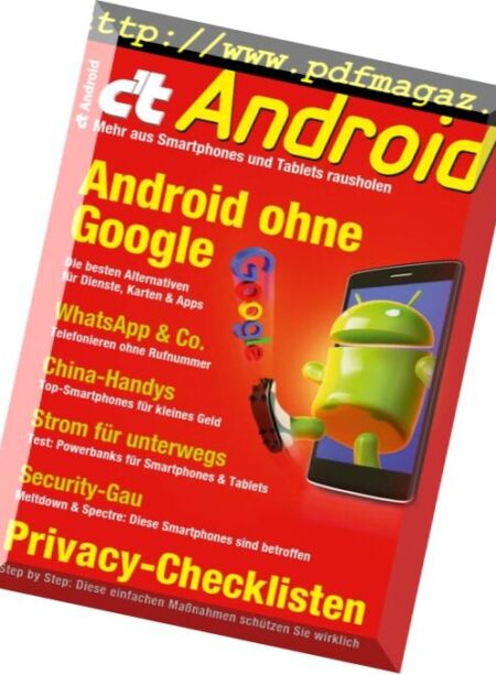 c’t Magazin Sonderheft – Android 2018 Cover