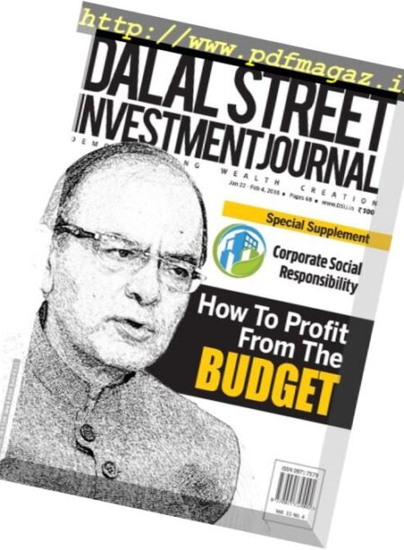 Dalal Street Investment Journal – 20 January 2018 Cover