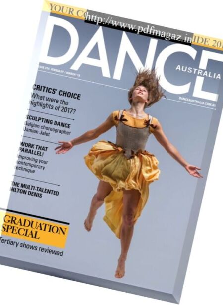 Dance Australia – 20 January 2018 Cover