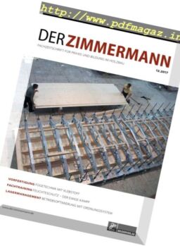 Der Zimmermann – Nr.12 2017