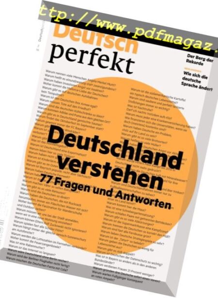 Deutsch perfekt – Februar 2018 Cover