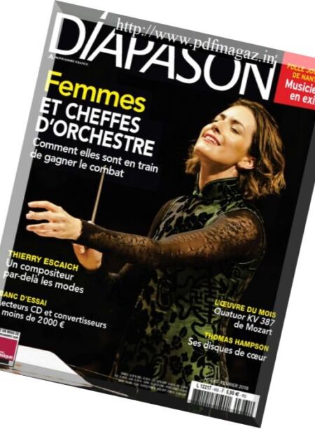 Diapason – fevrier 2018 Cover