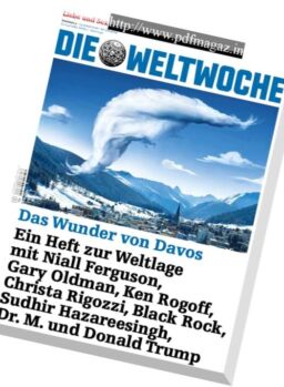 Die Weltwoche – 25 Januar 2018