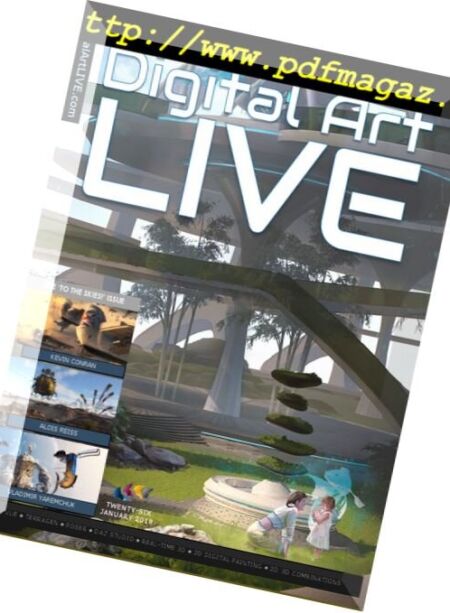 Digital Art Live – Issue 26, January 2018 Cover