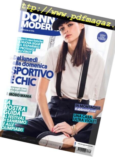 Donna Moderna – 7 febbraio 2018 Cover