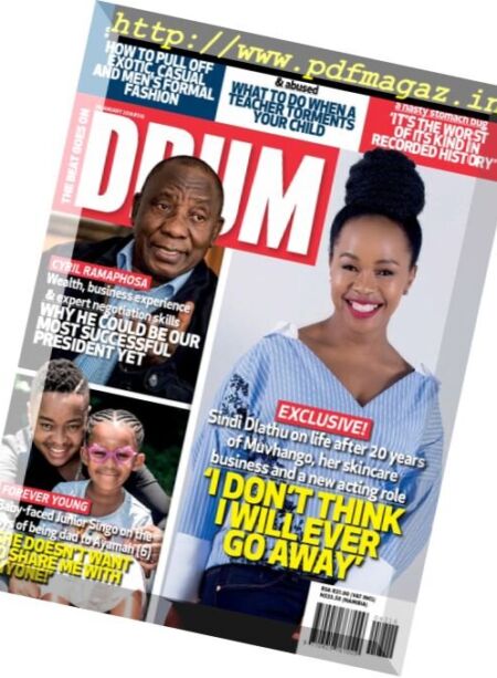 Drum – 16 January 2018 Cover