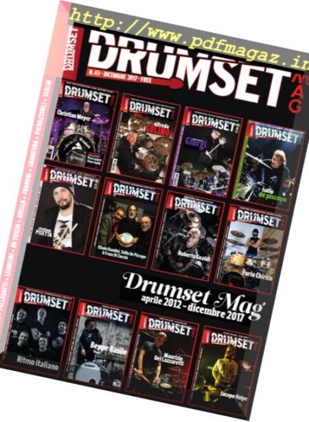 Drumset Mag – Dicembre 2017 Cover