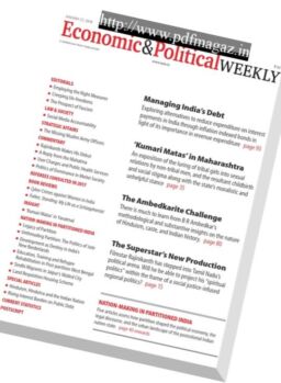 Economic & Political Weekly – 29 January 2018