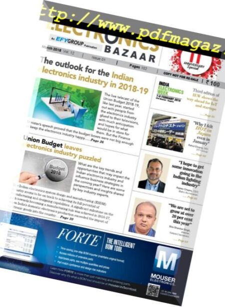 Electronics Bazaar – February 2018 Cover