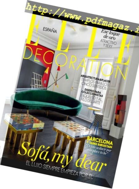 Elle Decoration Espana – marzo 2018 Cover