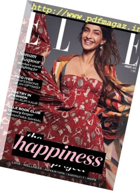 Elle India – January 2018 Cover
