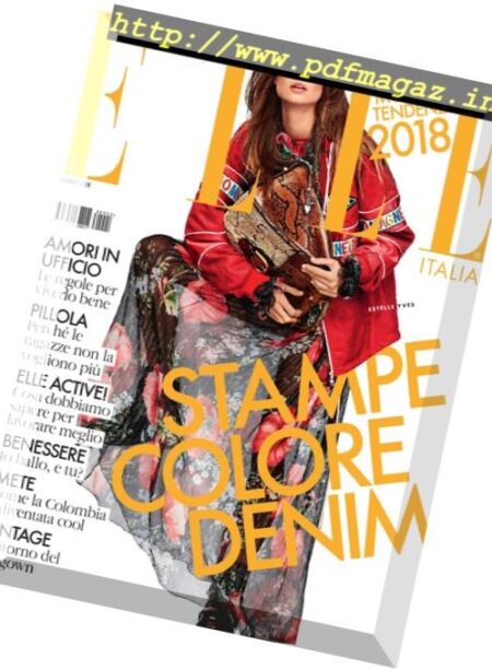 Elle Italia – Febbraio 2018 Cover