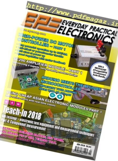 Everyday Practical Electronics – January 2018 Cover