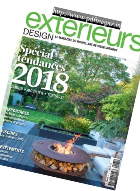 Exterieurs Design – 23 janvier 2018 Cover