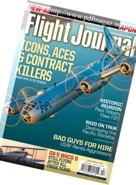 Flight Journal – March 2018 Cover