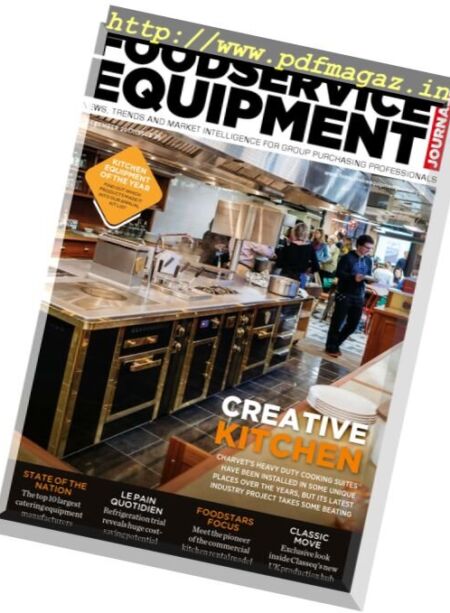 Foodservice Equipment Journal – December 2017 Cover