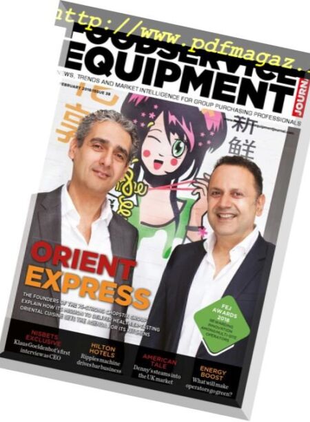 Foodservice Equipment Journal – February 2018 Cover
