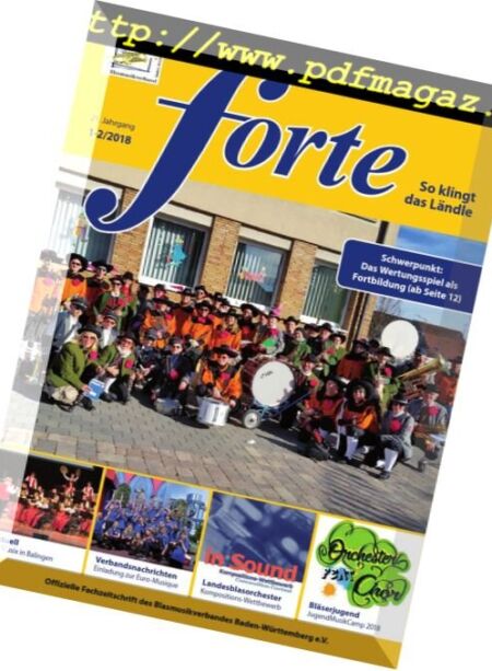 Forte Germany – Nr.1-2, 2018 Cover