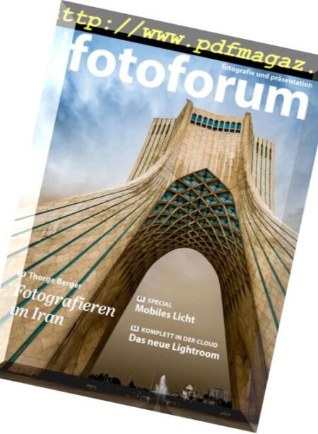 Fotoforum – November-Dezember 2017 Cover