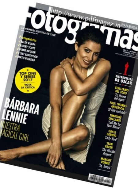 Fotogramas – febrero 2018 Cover