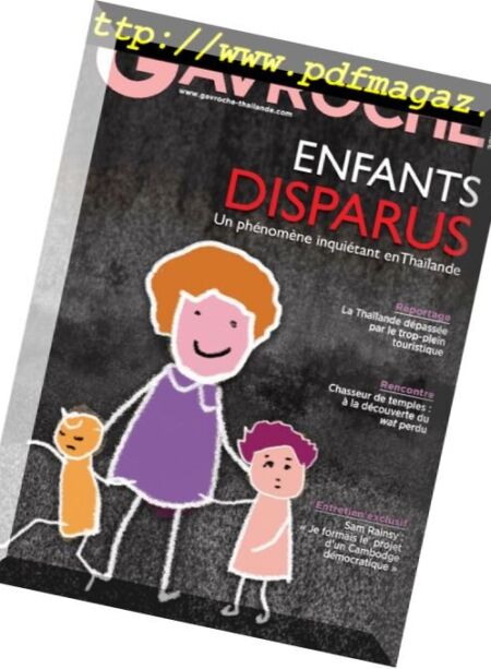 Gavroche Thailande – 1 fevrier 2018 Cover