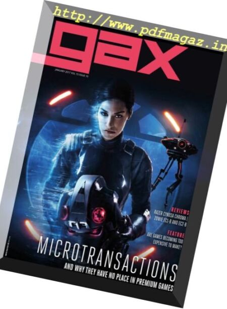 Gax – January 2018 Cover