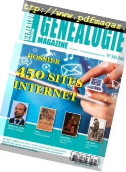 Genealogie – Hors-Serie – 7 fevrier 2018