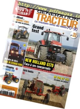 Generation Tracteur – Janvier-Fevrier 2017