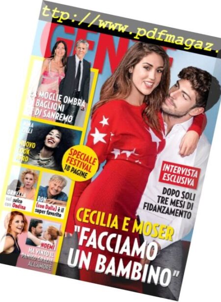 Gente Italia – 13 febbraio 2018 Cover