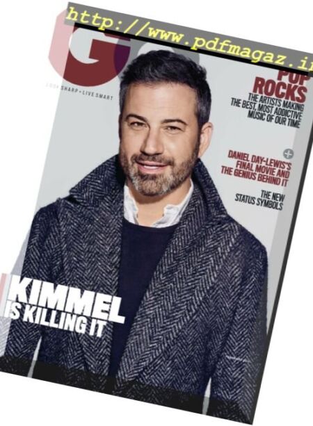 GQ USA – February 2018 Cover