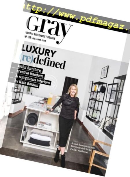 Gray Magazine – February-March 2018 Cover