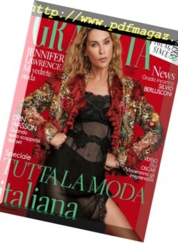 Grazia Italia – 22 febbraio 2018