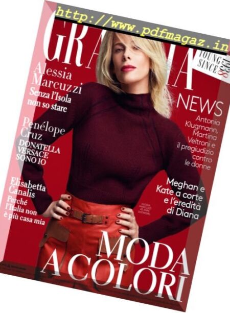 Grazia Italia – 4 Gennaio 2018 Cover