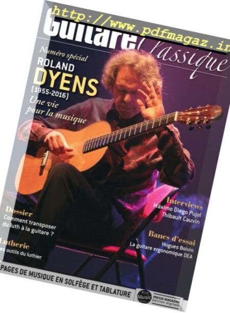 Guitare Classique – Decembre 2016 – Janvier 2017 Cover