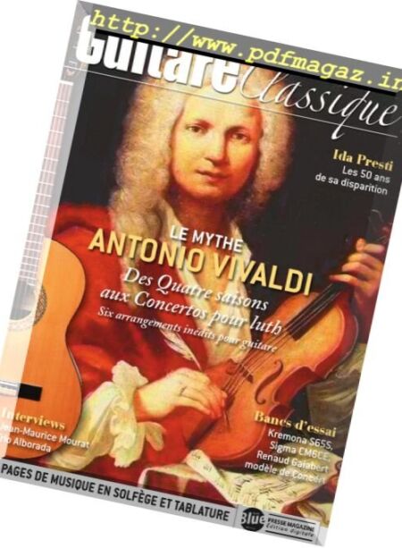 Guitare Classique – Decembre 2017 – Fevrier 2018 Cover