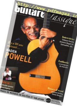 Guitare Classique – Mars-Mai 2017