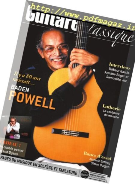 Guitare Classique – Mars-Mai 2017 Cover