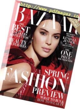 Harper’s Bazaar USA – February 2018