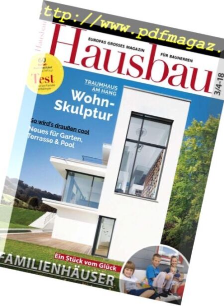 Hausbau – Marz-April 2018 Cover