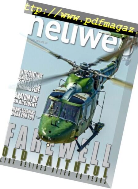 Heliweb – January 2018 Cover