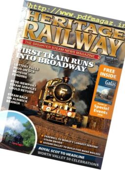 Heritage Railway – 12 January – 8 February 2018