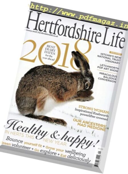 Hertfordshire Life – January 2018 Cover