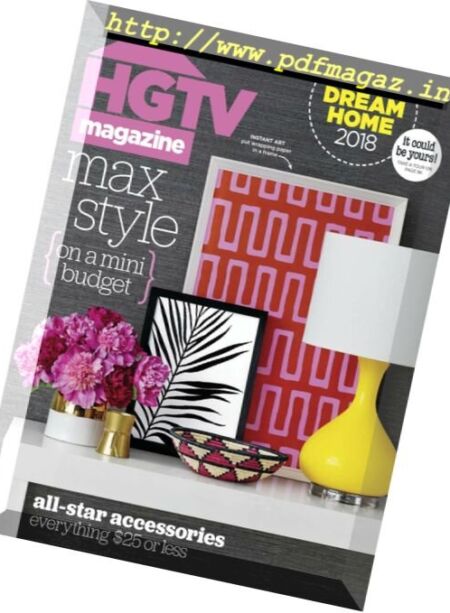 HGTV Magazine – February 2018 Cover