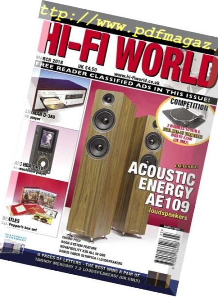Hi-Fi World – March 2018 Cover
