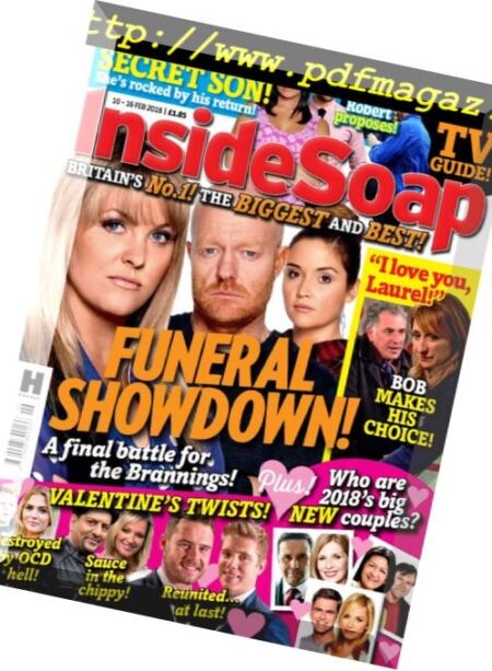 Inside Soap UK – 3 February 2018 Cover
